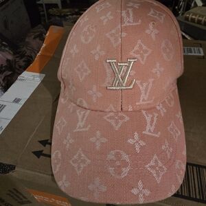 Louis Vuitton Pink Monogram Cap